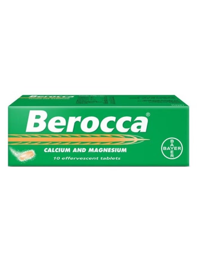 Berocca Calcium & Magnesium Effervescent Tablets, Pack of 10's - Image 1