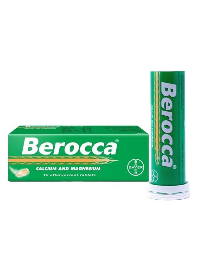 Berocca Calcium & Magnesium Effervescent Tablets, Pack of 10's - Image 2