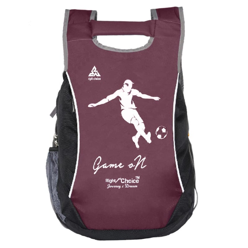 Right Choice causal sport dayckpack football printed college bag laptop backpack pithu riding bagpack - Image 2