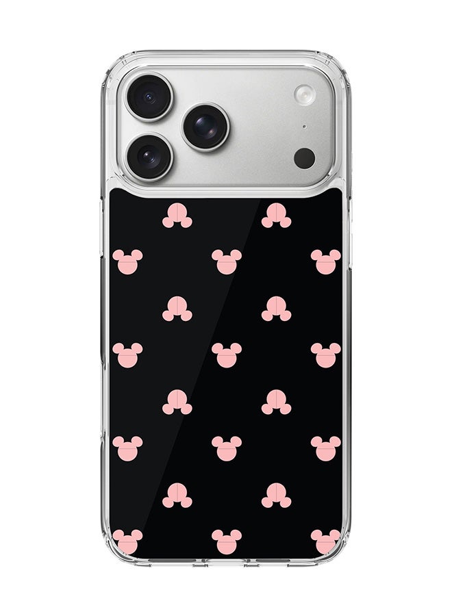 Stylizedd Classic Clear MagSafe Case for iPhone 17 Pro Max , Hybrid Soft Case Flexible Edges Anti Drop TPU PC Gel Thin Transparent Cover [ Designed for iPhone 17 Pro Max ] - Mickey Print