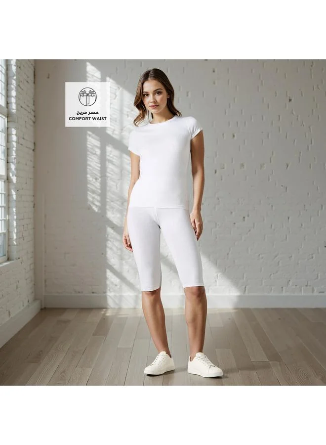 Splash FAV High Waist UltraStretch Cycling Shorts with FlexiComfort Waist