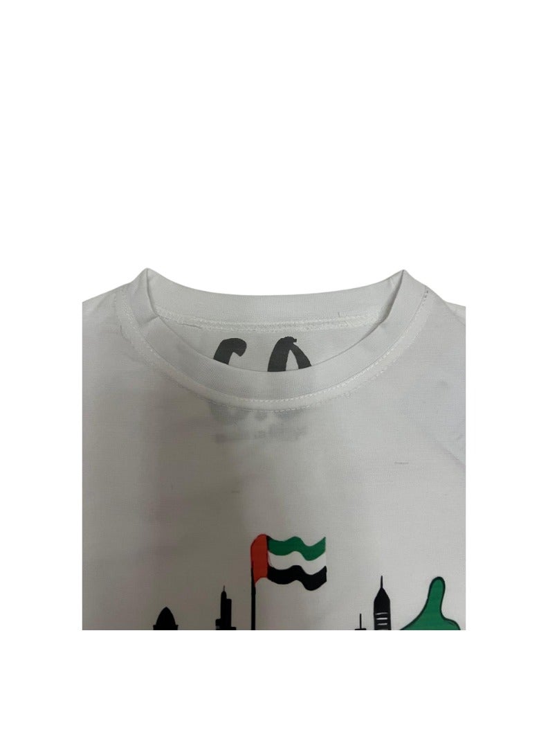 UAE Flag Printed Cotton tshirt - Image 2