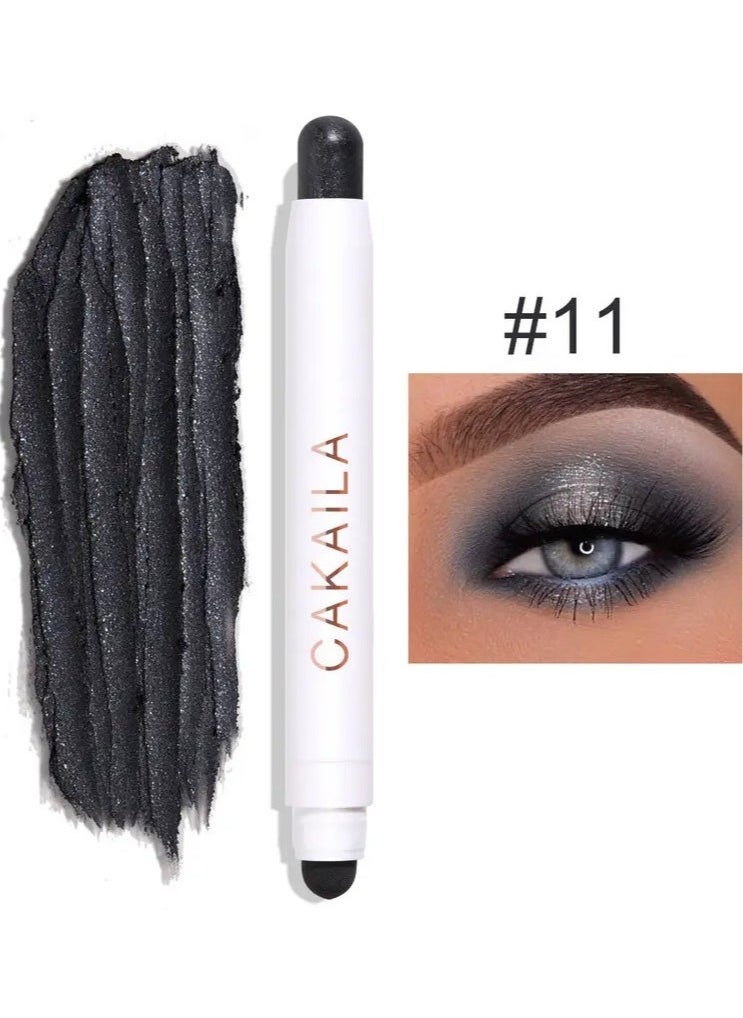 CAKAILA - Vibrant Shimmer Eyeshadow Stick - 2-in-1 Creamy Eye Brightener & Highlighter with Soft, Smooth, Easy-to-Apply Formula for Music Festival, Party, and Everyday Use - Long-Lasting, Water-Resistant, and Cruelty-Free color 11 - Image 1