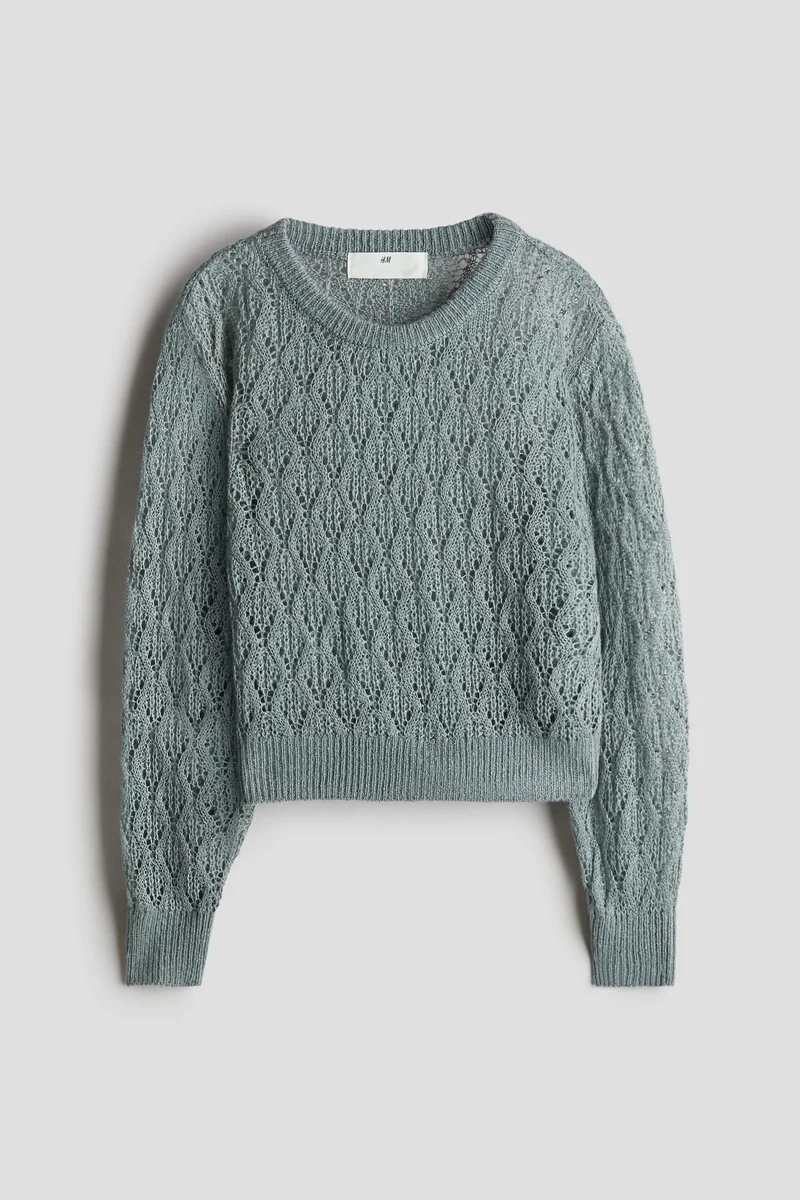 H&M Pointelle-knit jumper