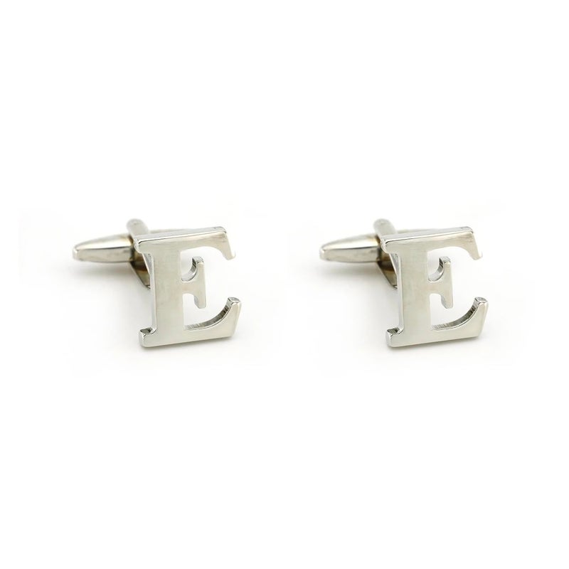 FURE Initial Cufflinks (Rhodium) for Men - Image 1