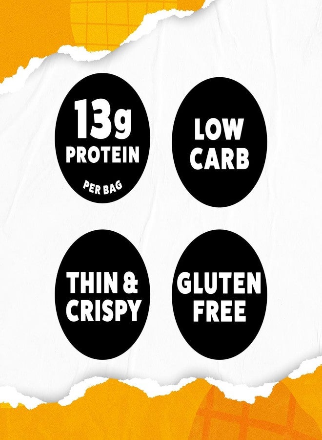 Wilde Chips WILDE Protein Chips Chicken & Waffles, High Protein Snacks for Adults, Keto Chips, Gluten Free, Low Carb Snack Box Made with Real Ingredients 1.34oz Bags, Pack of 12 - Image 4