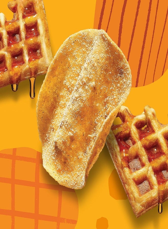Wilde Chips WILDE Protein Chips Chicken & Waffles, High Protein Snacks for Adults, Keto Chips, Gluten Free, Low Carb Snack Box Made with Real Ingredients 1.34oz Bags, Pack of 12 - Image 5