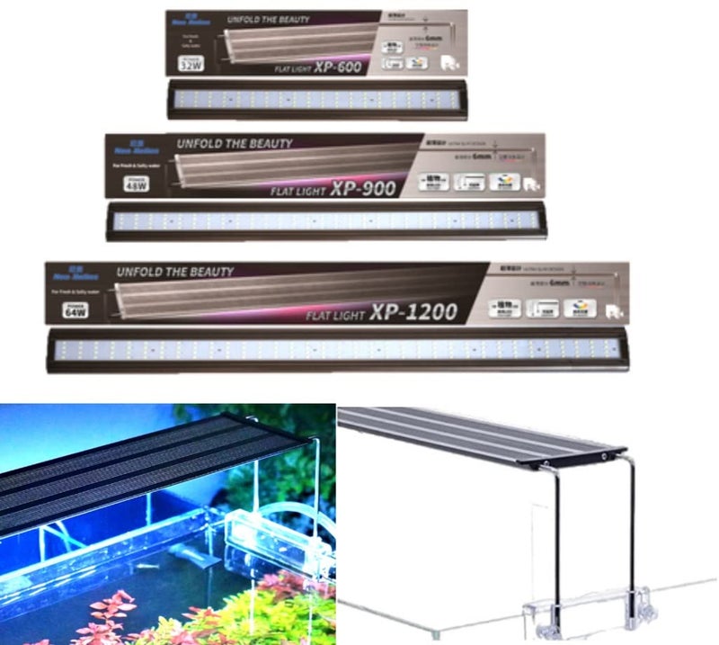 Neohelios (Xp-450|24W |Suitable For 45-60 Cm) Ultra Slim Xp Series Full Spectrum Flat Planted Aquarium Led Light