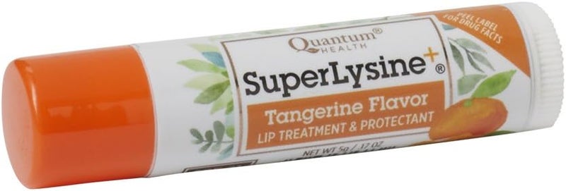 Quantum Health Super Lysine+ Coldstick - Tangerine Flavor Herbal Lip Balm with SPF 21 for Soothing and Moisturizing Lips - Image 1