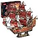 CubicFun 3D Puzzles for Adults Kids Red Queen Annes Revenge 391 Pcs Home Decor Cool Pirate Ship Arts Crafts for Adults Puzzle Model Kits Valentines Day Gifts for Women Men - Image 2