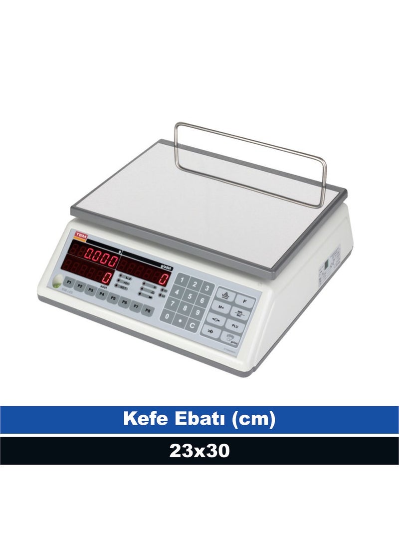 Tem - Jul Ege 30 kg 1 gr Piece Counting Scale (Uncertified) - Image 1
