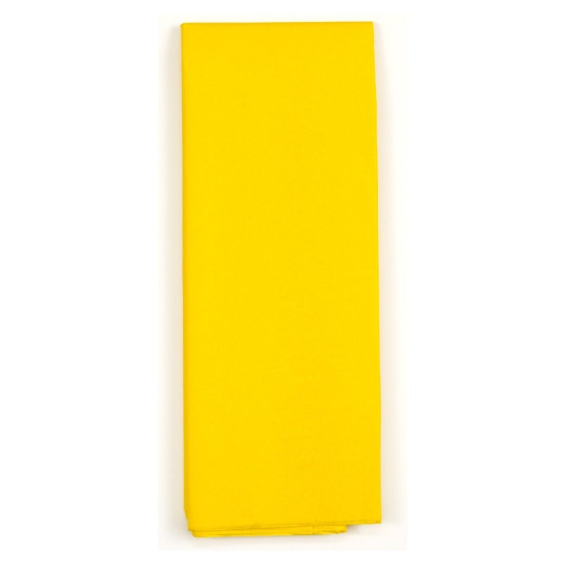Amscan Solid Disposable Table Napkins-20 x 20""  Pack of 8  Yellow Sunshine