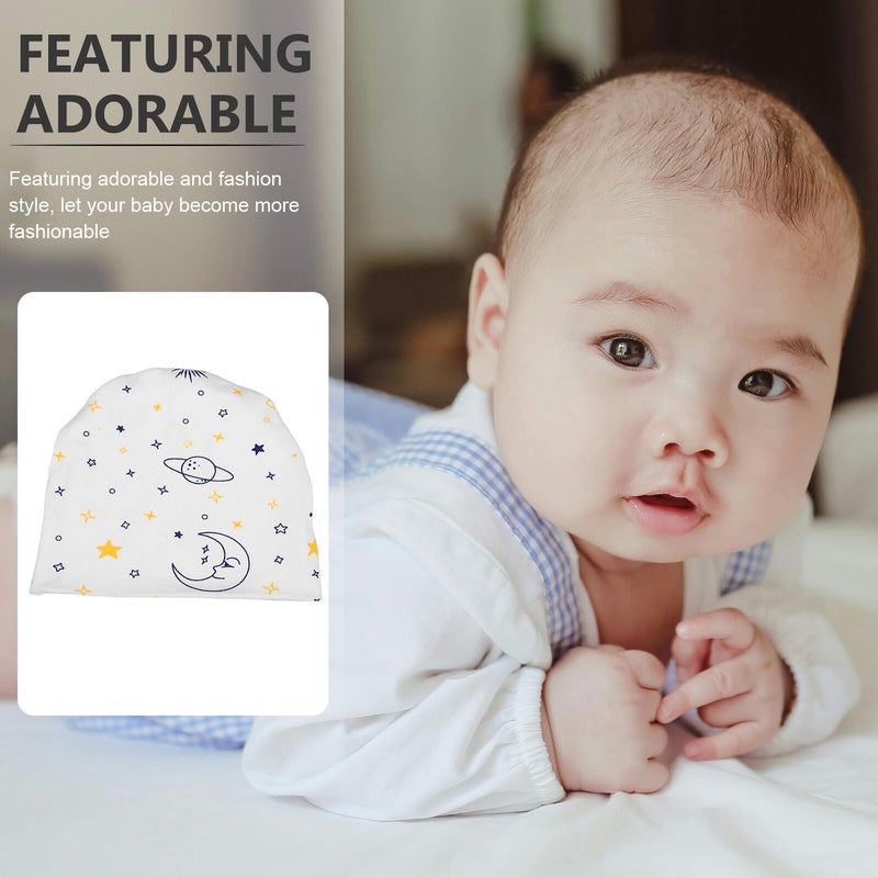 Newborn Sun Protection Hat Cotton Lightweight Beanie For Baby Boys Summer - Image 4