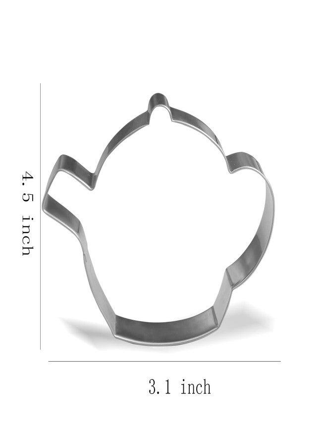 Keewah 4.5 inch Teapot Cookie Cutter - Stainless Steel - Image 2