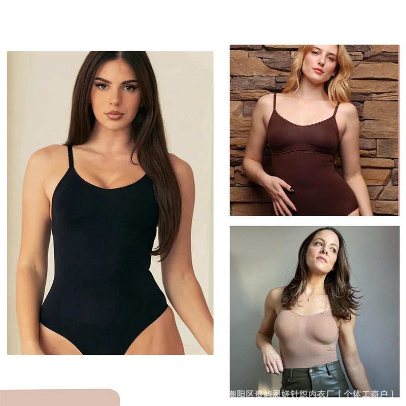 Seamless Body Shaping Jumpsuit Hip-Lifting Belly-Closing Hip Briefs Sling Explosions Jumpsuit - Image 2