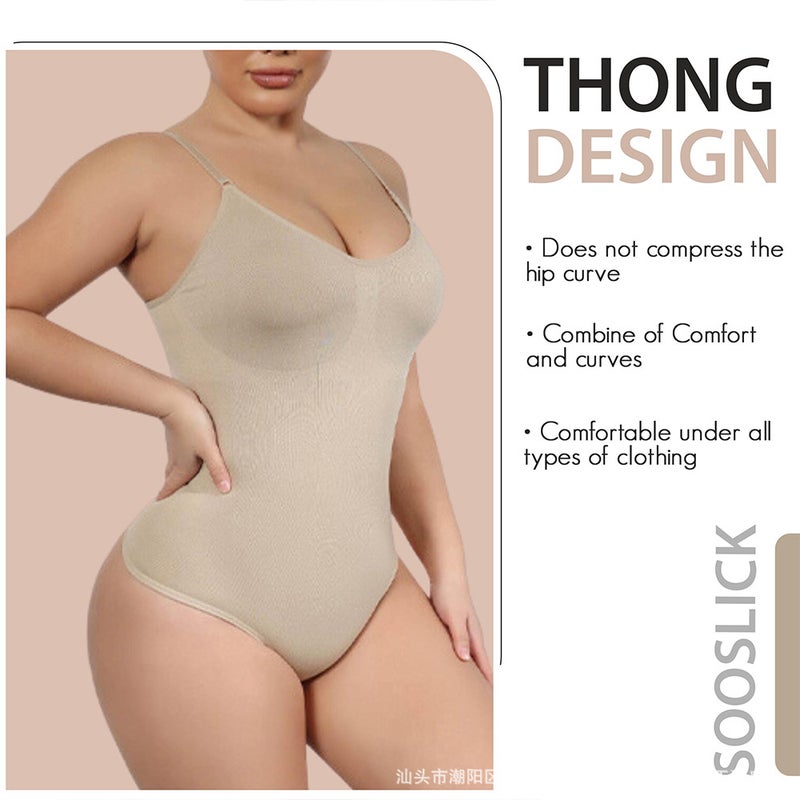 Seamless Body Shaping Jumpsuit Hip-Lifting Belly-Closing Hip Briefs Sling Explosions Jumpsuit - Image 5