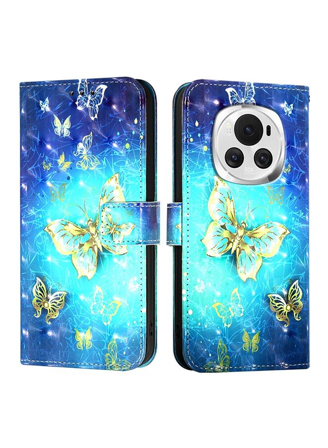 S-TOP Case For Honor Magic6 Global 3D Painting Horizontal Flip Leather Phone Case - Image 2