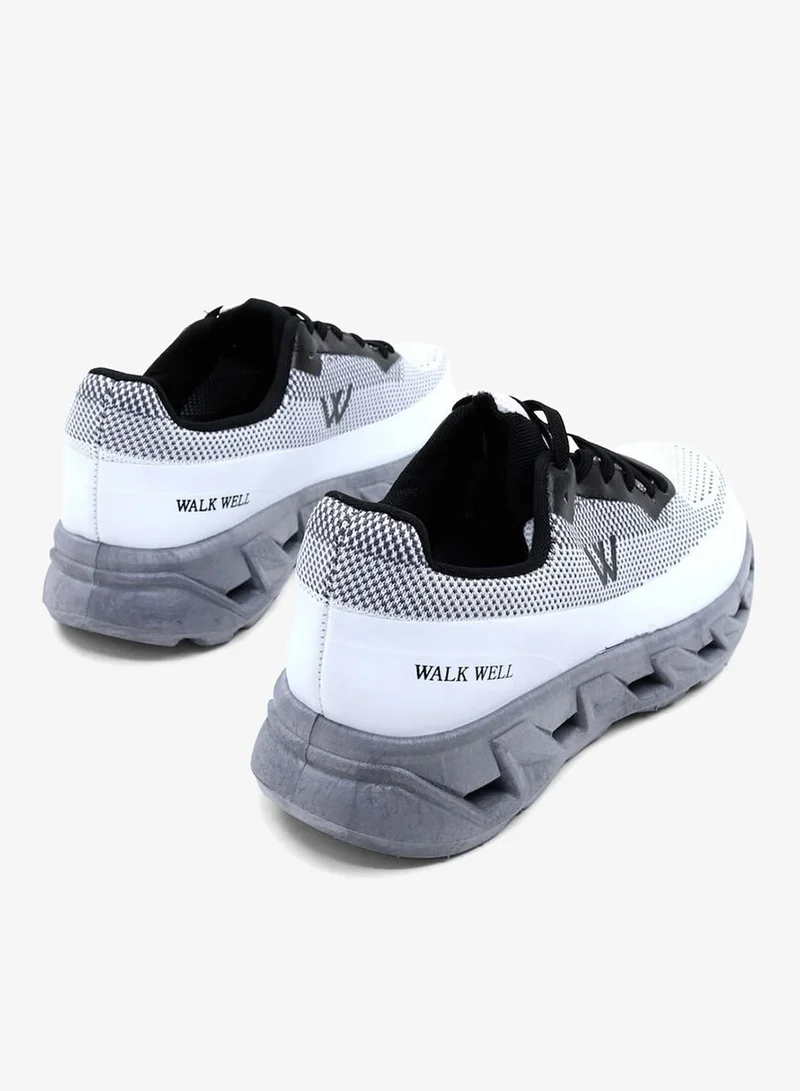 Walk Well Grey WALK WELL Men’s Comfort Sneakers – Frost Grey for Men | Best Price UAE