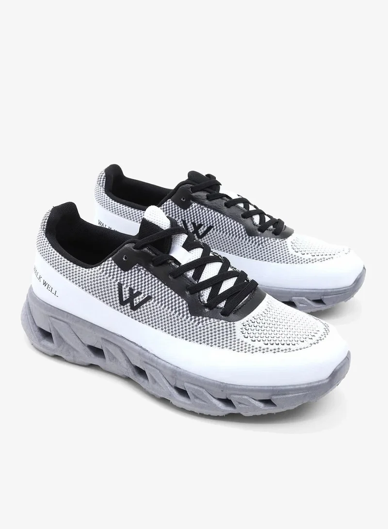 Walk Well WALK WELL Men’s Comfort Sneakers – Frost Grey