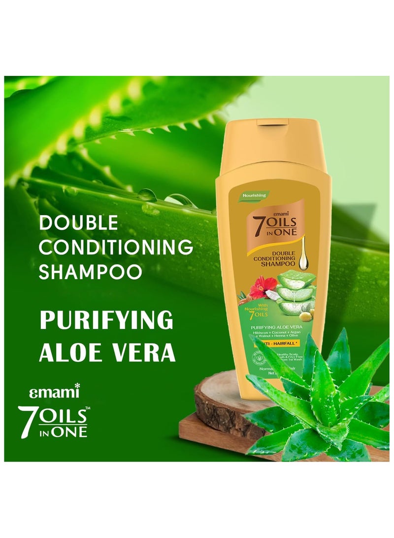 Emami Shampoo Purifying Aloe Vera Anti Hair Fall 400 ML - Image 3