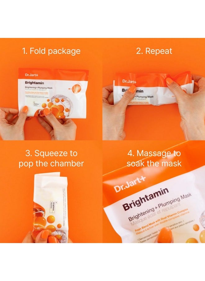 Dr.Jart+ - Dr.Jart+ Brightamin™ Brightening Plumping Face Mask with Vitamin C | Korean Skin Care, 1 Pack - Image 1