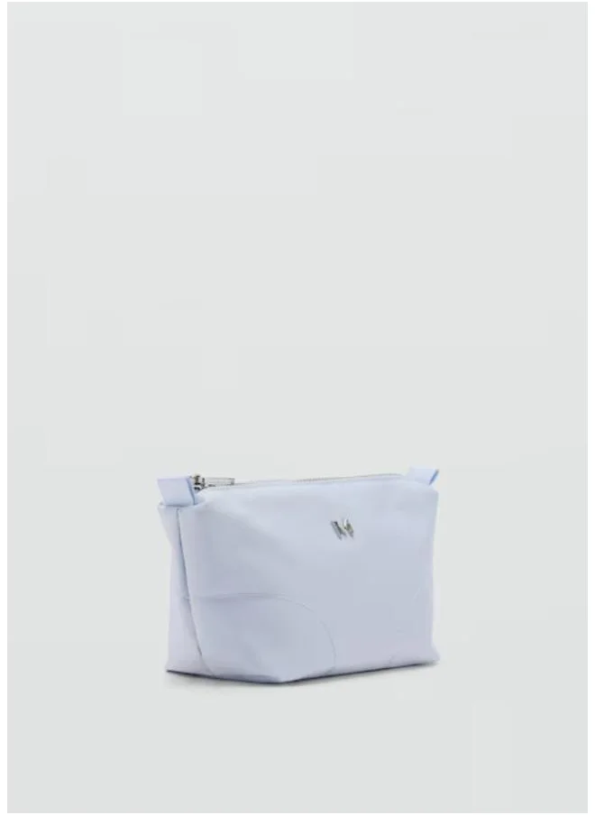 MANGO Zipped Nylon Cosmetics Bag