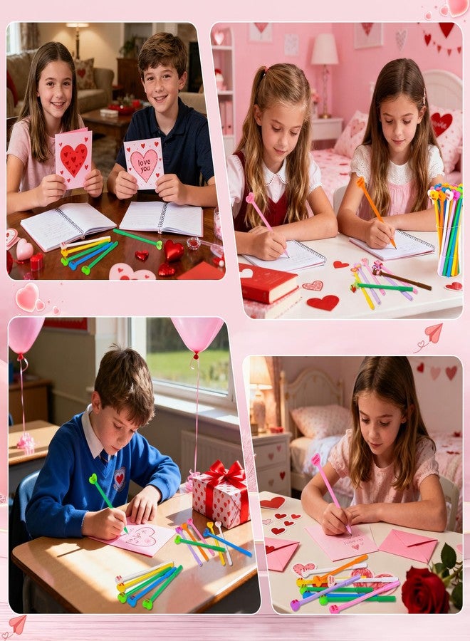أقلام حبر جل من LiYiQ، ١٠٠ قلم، أقلام مرحة، أقلام لطيفة بتصميمات كاواي، مثالية للمحادثات، مناسبة للمكتب والمنزل والطلاب. - Image 5