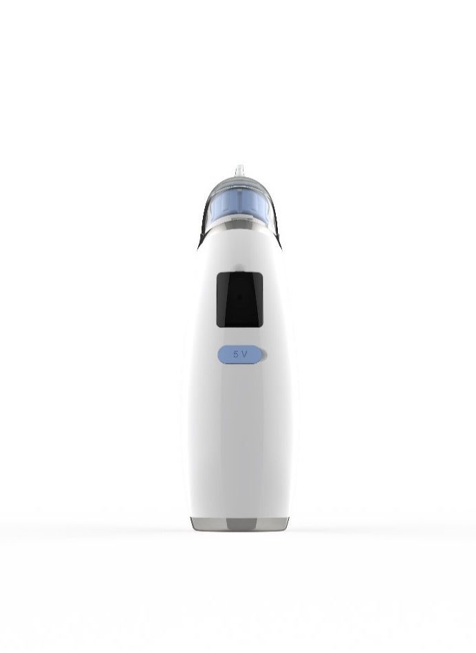 Baby Nasal Aspirator Electric – Rechargeable Nose Cleaner with LCD Display, 5 Suction Levels, IPX6 Waterproof, Soothing Lights & Music, USB Type-C Mucus Remover for Newborns & Toddlers, Portable Baby Nose Suction Device