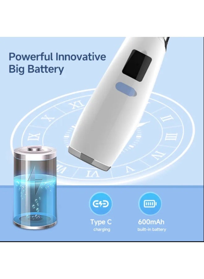 TEKNOWORTH Electric Baby Nasal Aspirator – Rechargeable Infant Nose Cleaner with LCD, 5 Suction Levels, IPX6 Waterproof Mucus Remover, Soothing Lights & Music – Portable Baby & Kids Nasal Aspirator for Home Care - Blue - Image 2