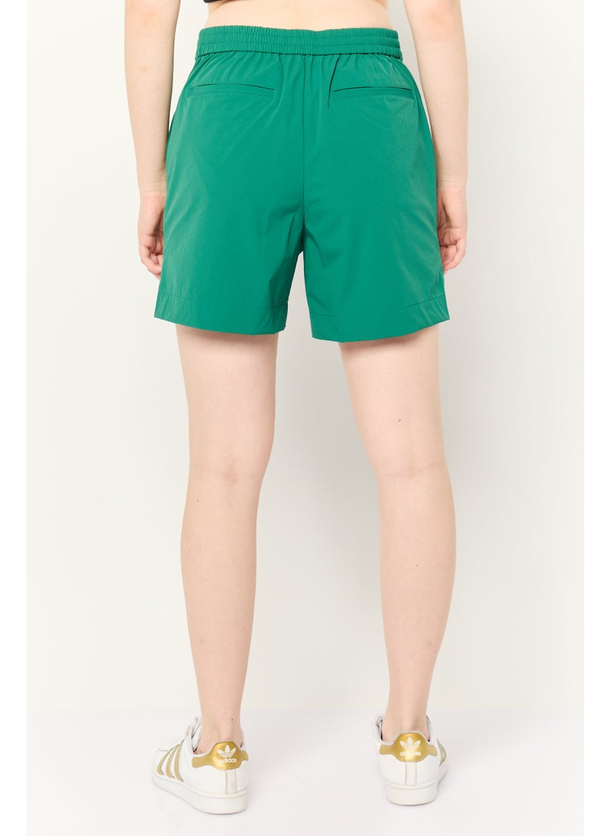 ESPRIT Men Solid Chino Short, Teal Green  - Image 4