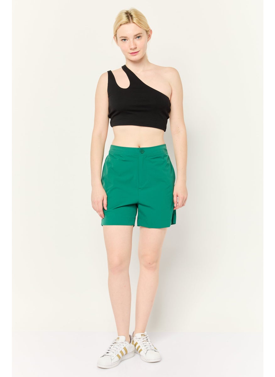 ESPRIT Men Solid Chino Short, Teal Green  - Image 2