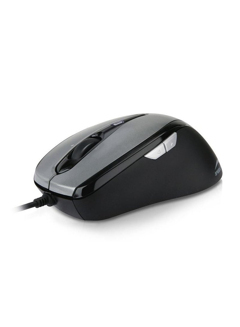 SPEEDLINK Spine Laser USB Mouse, 5 Buttons with Vista Compatible 4-way Scroll wheel, 1600DPI, 1.5m Cable Length - Image 1