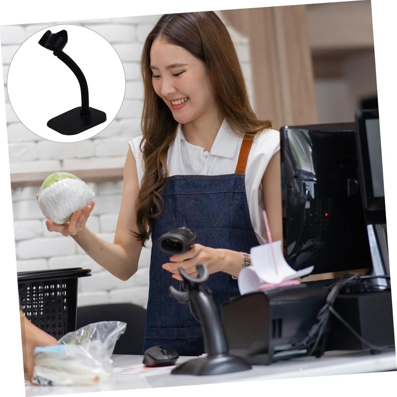Handheld Scanner Holder Barcode Reader Mount Bracket for Desk Use Support for Logistics Warehousing Supermarkets and Retail Systems - Image 4
