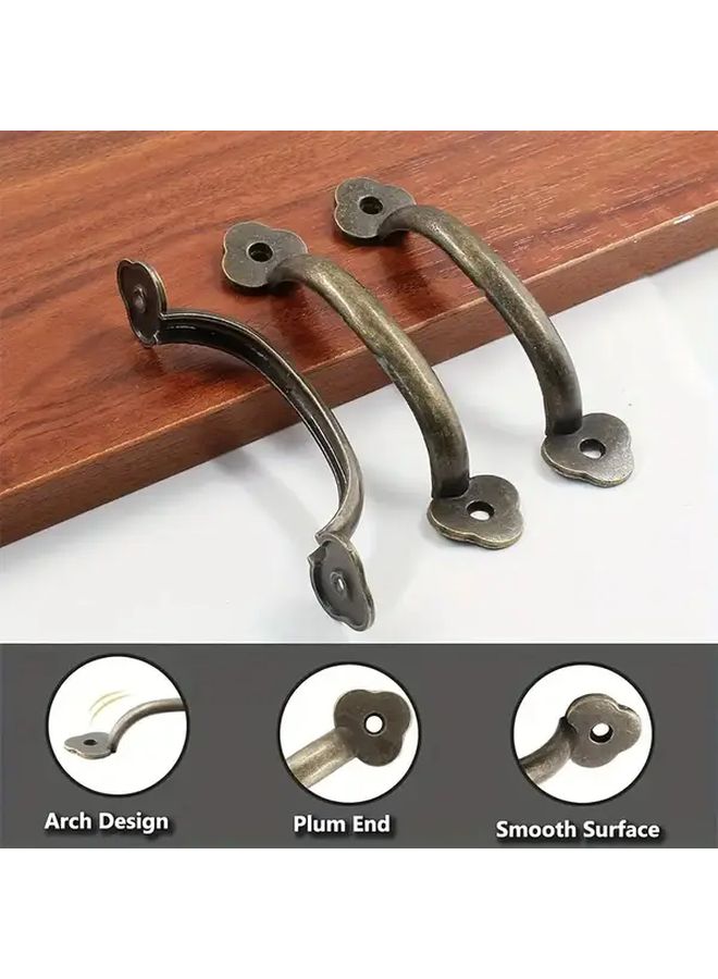 Antique Bronze Plum Blossom Vintage Cabinet Pulls - Image 1