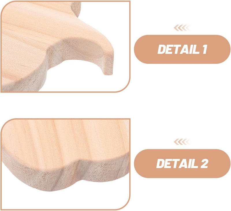 TEHAUX 6pcs Unfinished Wood Pumpkin Cutouts for Crafts, Blank Wooden Pumpkin Discs for DIY Painting, Fall Harvest Decorations for Thanksgiving Autumn Centerpieces and Seasonal Home Decor - Image 3