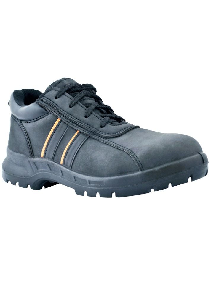 Low Ankle Breathable Leather Steel Toe Double Density protected Safety Shoes 42