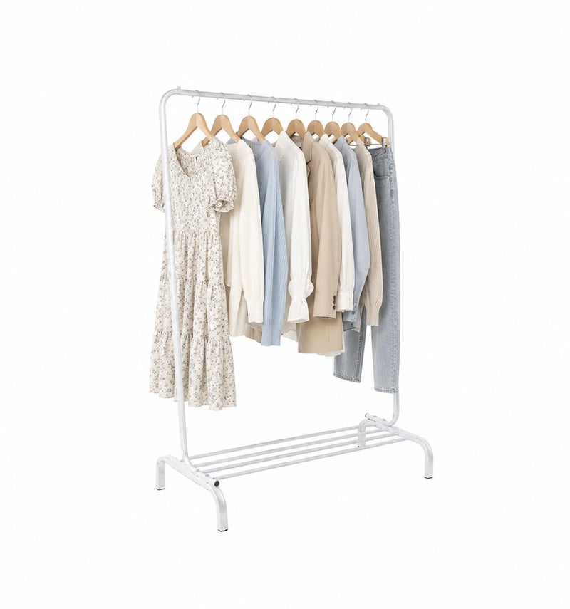 GOHAR- single white metal clothing stand