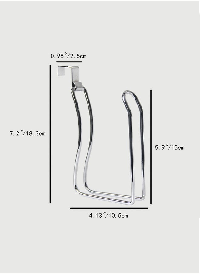 Generic - Silver-colored Wall-mounted Paper Towel Holder, Kitchen Bathroom Toilet Paper Towel Holder, Towel Rack - Image 1