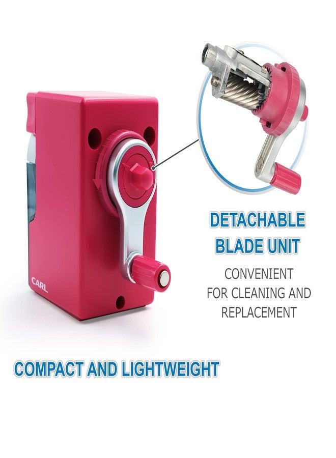 CARL, Coloris Pencil Sharpener, CP-100A-P, Pink - Image 3