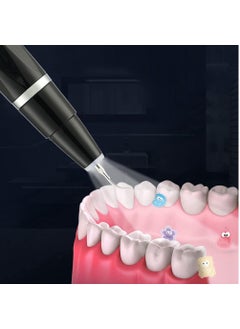 SYOSI Electric Tooth Polisher with LED Lamp Ultrasonic Cleaner Toothbrush 5 Modes Teeth Cleaning Kit Tartar Remover Stains  - Image 5