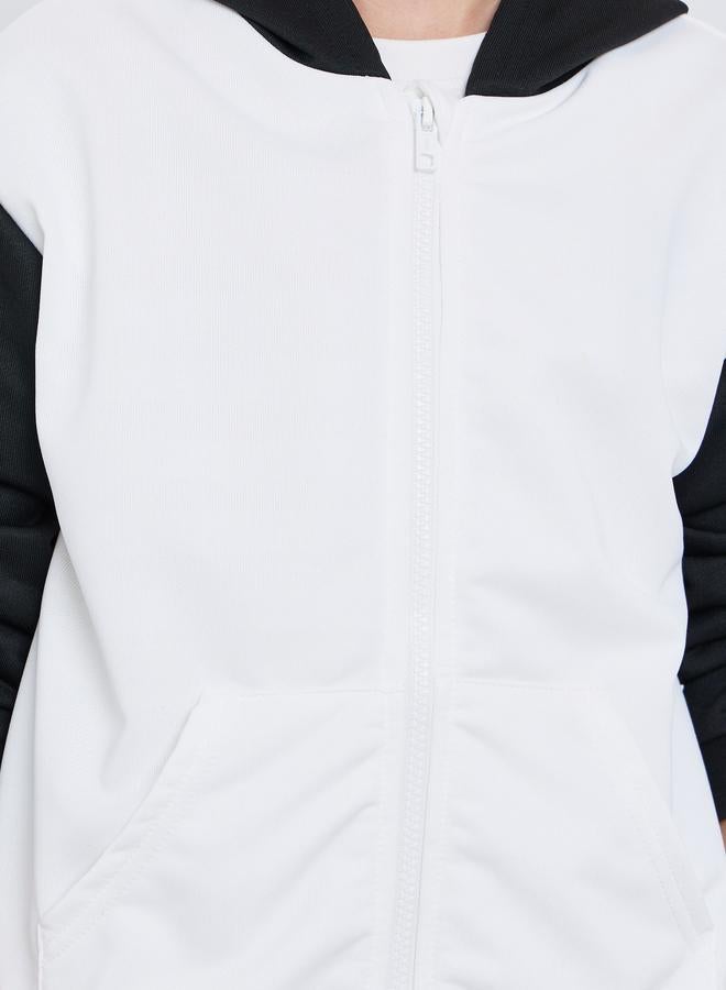 Styli Kids Color Block Zip-Up Hoodie Jacket - Image 3