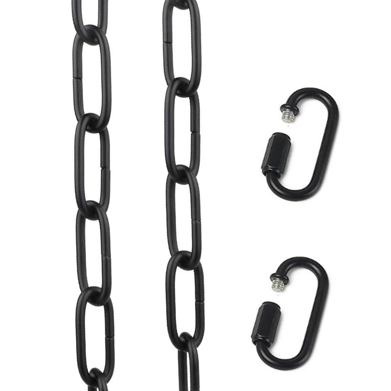 WOERFU 6 feet Black Pendant Light Fixture Chain Permits Installation of Chain-Hung Fixtures On High Ceilings with Maximum Fixture Weight of 50 Pounds - Image 5