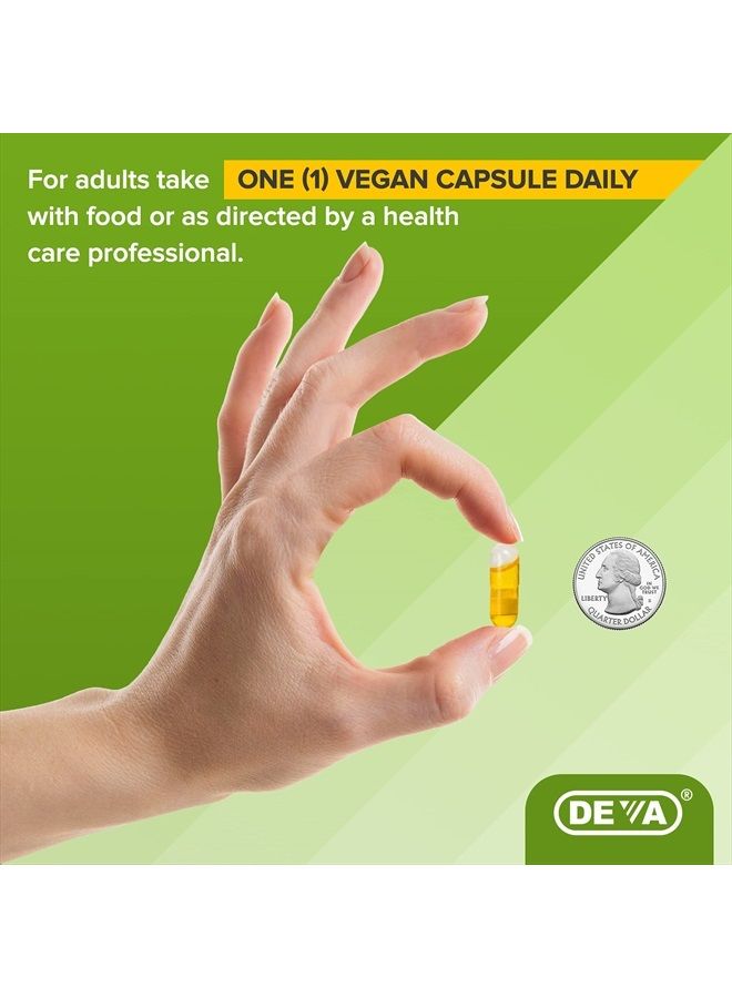 Deva Vegan Vitamins Deva Vegan Chia Seed Oil – 1000 mg 90 Vcap - Image 5