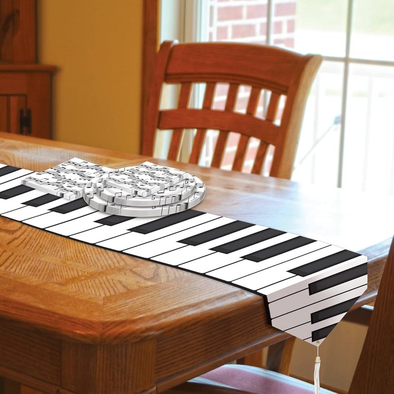 Beistle Piano Keyboard Table Runner - Image 5