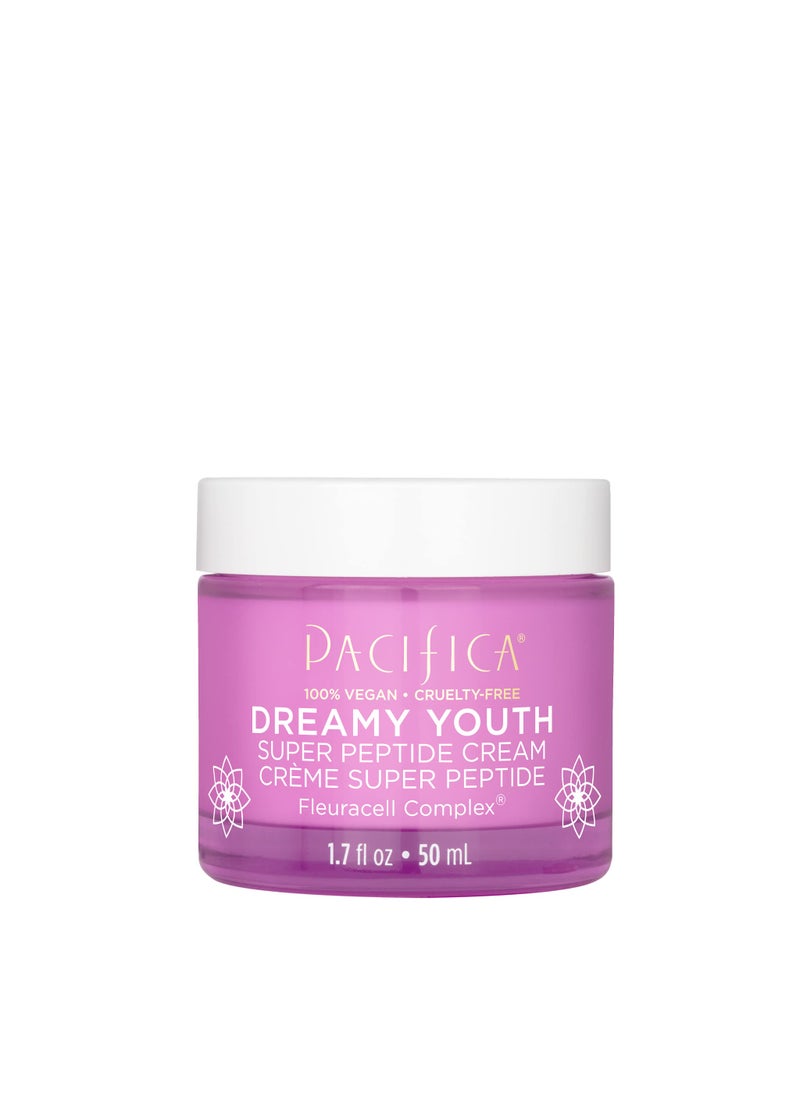 Pacifica - Pacifica Beauty Dreamy Youth Super Peptide Cream, Skincare, Daily Face Moisturizer, Anti Aging, Face Cream, Face Lotion, Skin Care, For All Skin Types, Vegan, 1.7 fl oz (1 Count) - Image 1