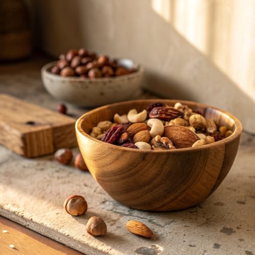 Yupik Raw Mix Nuts 1 lb Premium Natural Mixed Nuts with Almonds Walnuts Pistachios Cashews and Brazil Nuts Healthy SnackBrown Pack of 1 - Image 5