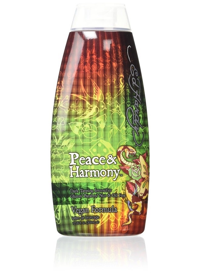 Ed Hardy Peace & Harmony Tanning Intensifier Bronzing Moisturizer Lotion 10 Oz - Image 1