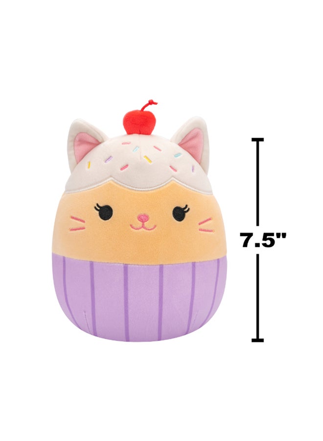 Squishmallows 7.5 inch Little Plush Kensington Vanilla Cupcake Cat  Officially Licensed Kellytoy Plush Toy Colorful Soft Gift for Kids Girls & Boys Washable Squishy Stuff Toy Multicolor All Age - Image 5