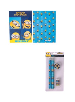 UNIVERSAL Stationery Minions Miniontastic A4 Eng, A5 Eng & 8Pc Pencil ...