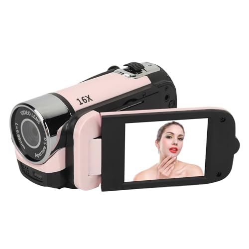 EIMSOAH Vintage Video Camera Camcorder, 16Mp Cam Corder, 1080P Digital Camera, 2.4 Inch Rotatable Screen Camcorder, 16X Zoom HD Video Recorder with Fill Light for Teens Beginner Adult - Image 1